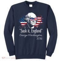 SUCK IT ENGLAND Funny 4th Of July George Washington 1776 Sweatshirt thumb 0