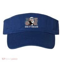 Suck It England Funny 4th Of July George Washington Us Flag Visor thumb 0
