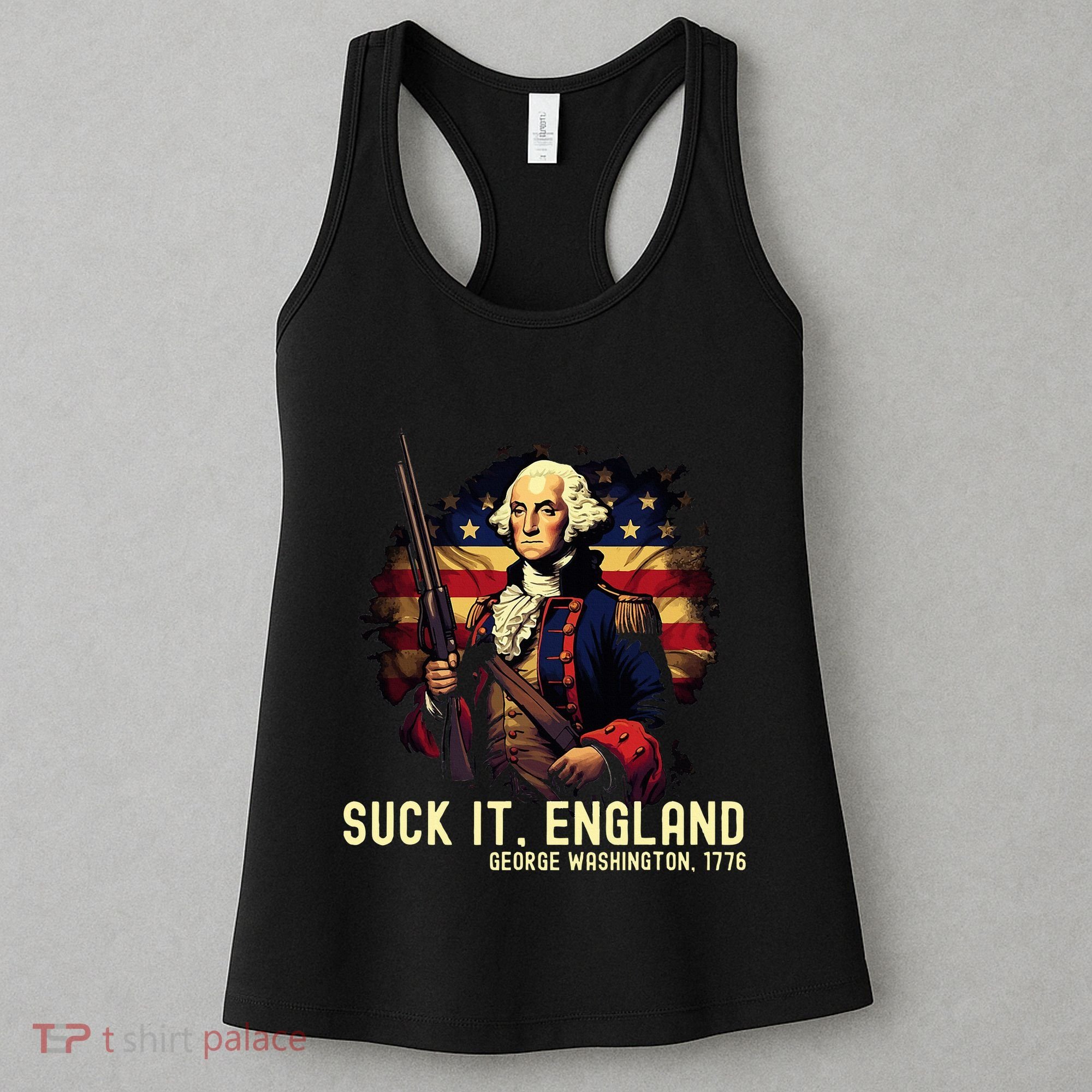 Suck It England George Washington 1776 Women's Tank Top