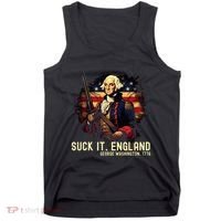 Suck It England George Washington 1776 Tank Top thumb 0