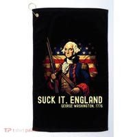 Suck It England George Washington 1776 Golf Towel thumb 0