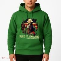 Suck It England George Washington 1776 Hoodie thumb 2