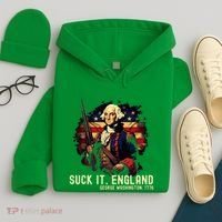 Suck It England George Washington 1776 Hoodie thumb 4