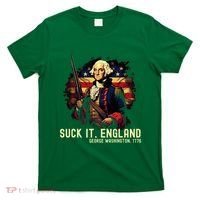 Suck It England George Washington 1776 T-Shirt thumb 0