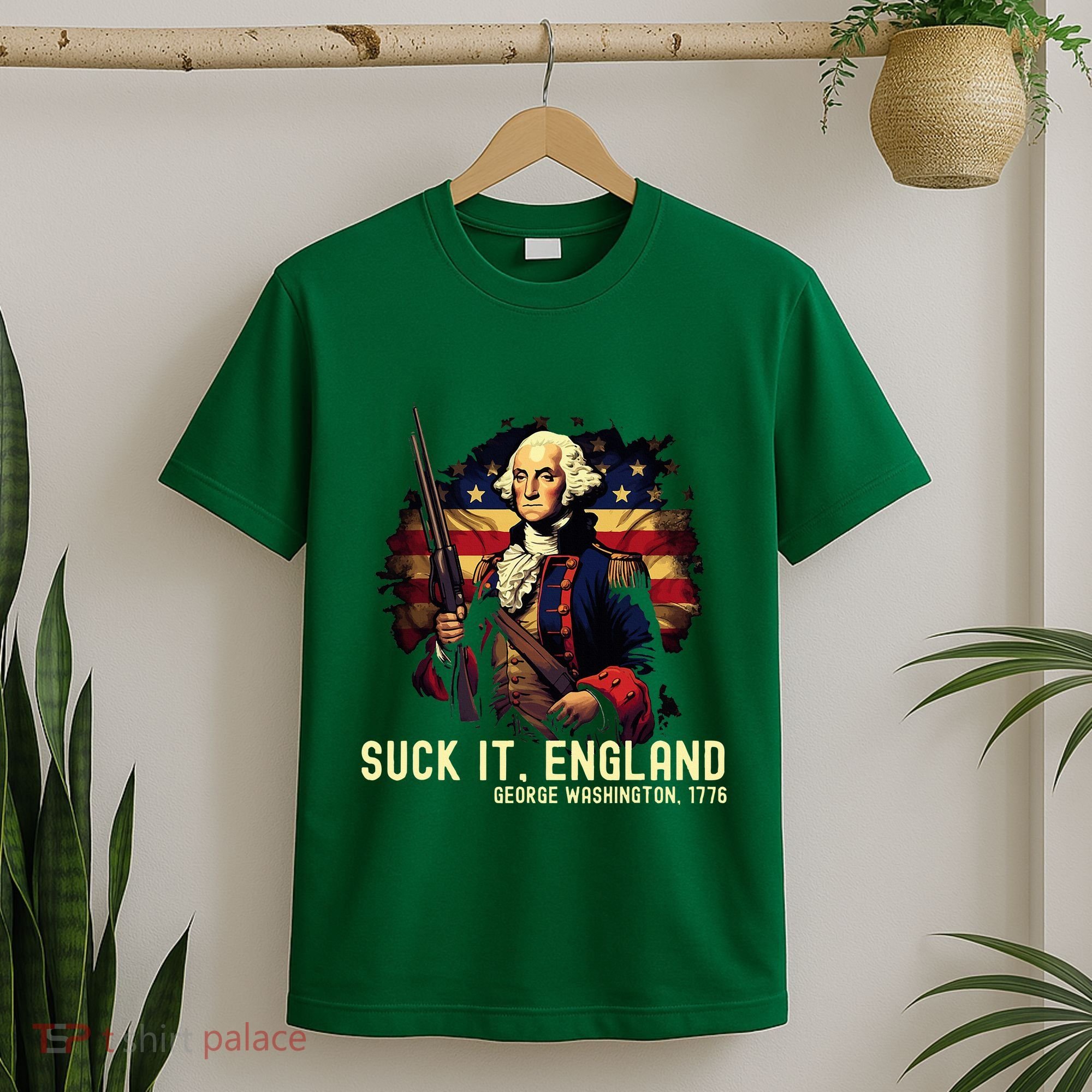 Suck It England George Washington 1776 T-Shirt