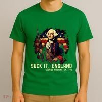 Suck It England George Washington 1776 T-Shirt thumb 3