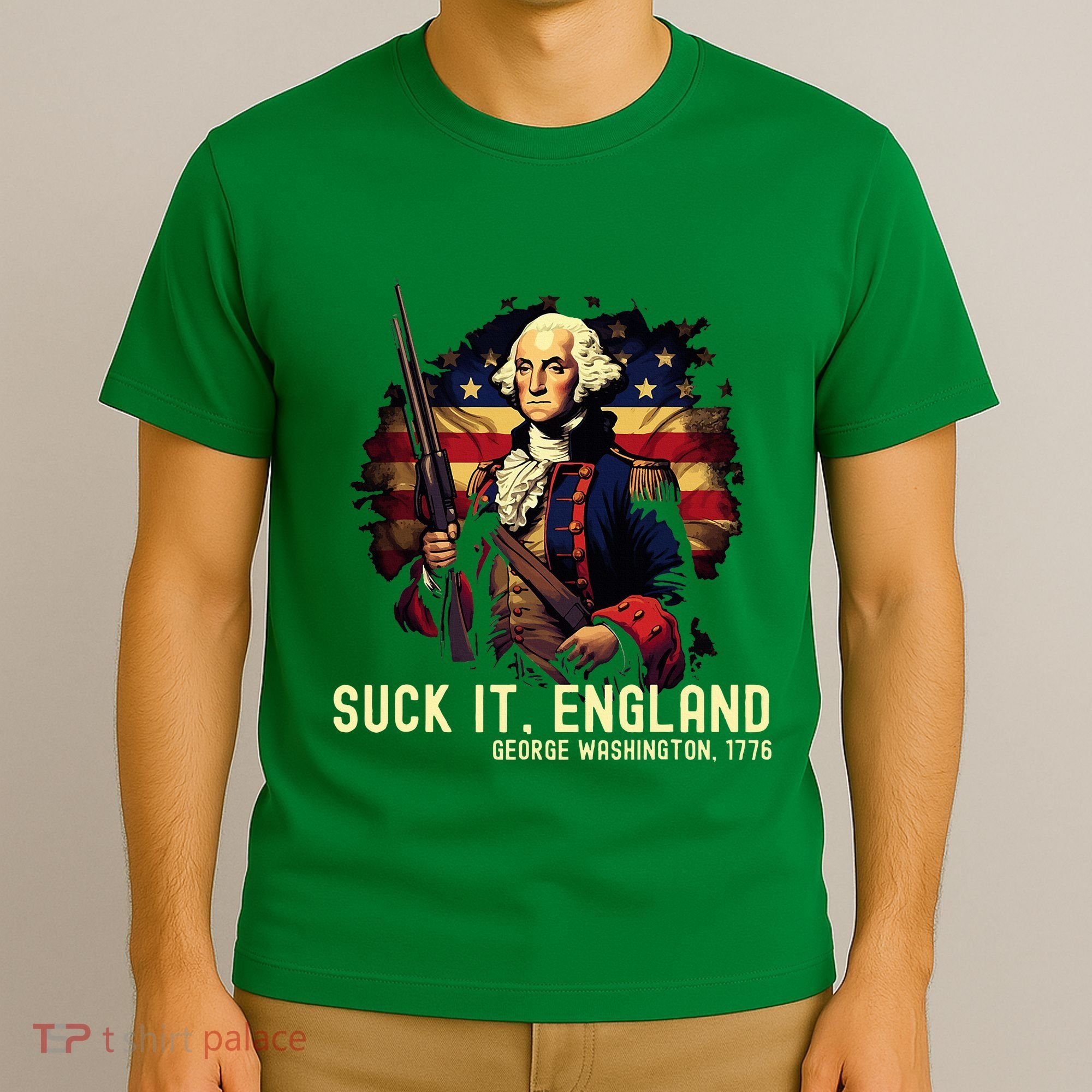 Suck It England George Washington 1776 T-Shirt