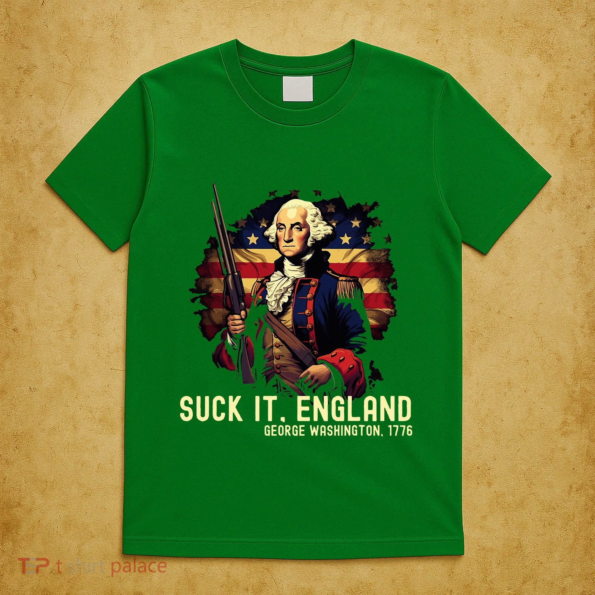 Suck It England George Washington 1776 T-Shirt