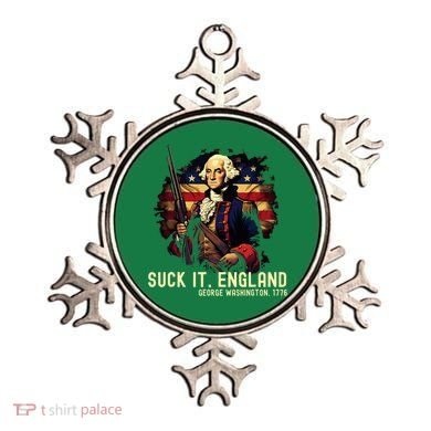 Suck It England George Washington 1776 Ornament