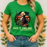 Suck It England George Washington 1776 Women's T-Shirt thumb 2