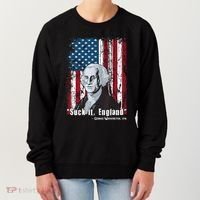 Suck It England Funny 4th Of July George Washington 1776 Women's Sweatshirt thumb 0