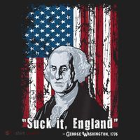 Suck It England Funny 4th Of July George Washington 1776 Women's Sweatshirt thumb 2