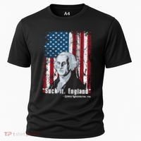 Suck It England Funny 4th Of July George Washington 1776 Cooling Performance Crew T-Shirt thumb 0