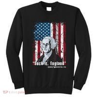 Suck It England Funny 4th Of July George Washington 1776 Sweatshirt thumb 0