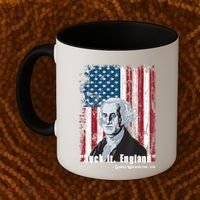 Suck It England Funny 4th Of July George Washington 1776 Coffee Mug thumb 2