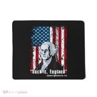 Suck It England Funny 4th Of July George Washington 1776 Mousepad thumb 0