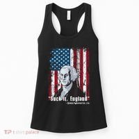 Suck It England Funny 4th Of July George Washington 1776 Women's Tank Top thumb 0