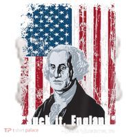 Suck It England Funny 4th Of July George Washington 1776 Ceramic Ornament thumb 2