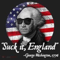 Suck It England Funny 4th Of July George Washington 1776 12oz Stainless Steel Coffee Mug thumb 3