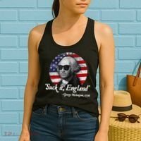 Suck It England Funny 4th Of July George Washington 1776 Women's Tank Top thumb 2