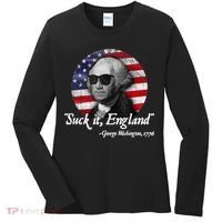 Suck It England Funny 4th Of July George Washington 1776 Women's Long Sleeve Shirt thumb 0