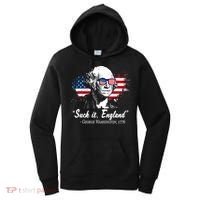 Suck It England Funny 4th Of July George Washington 1776 Women's Hoodie thumb 0