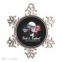 Suck It England Funny 4th Of July George Washington 1776 Ornament thumb 0
