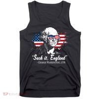 Suck It England Funny 4th Of July George Washington 1776 Tank Top thumb 0