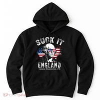 Suck It England Funny 4th Of July George Washington 1776 Hoodie thumb 0