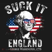 Suck It England Funny 4th Of July George Washington 1776 Hoodie thumb 2