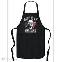 Suck It England Funny 4th Of July George Washington 1776 Apron thumb 0