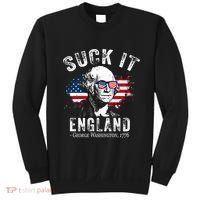 Suck It England Funny 4th Of July George Washington 1776 Sweatshirt thumb 0