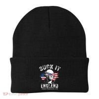 Suck It England Funny 4th Of July George Washington 1776 Beanie thumb 0