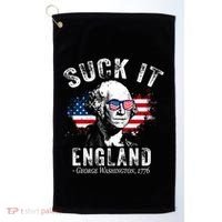 Suck It England Funny 4th Of July George Washington 1776 Golf Towel thumb 0