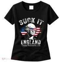 Suck It England Funny 4th Of July George Washington 1776 Women's T-Shirt thumb 0