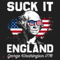 Suck It England Funny 4th Of July George Washington 1776 Women's Sweatshirt thumb 2