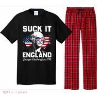 Suck It England Funny 4th Of July George Washington 1776 Pajama Set thumb 0