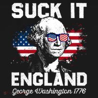 Suck It England Funny 4th Of July George Washington 1776 Women's Hoodie thumb 2