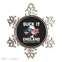 Suck It England Funny 4th Of July George Washington 1776 Ornament thumb 0
