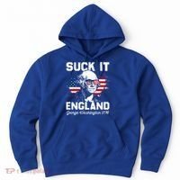 Suck It England Funny 4th Of July George Washington 1776 Hoodie thumb 0