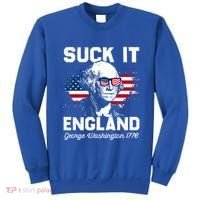 Suck It England Funny 4th Of July George Washington 1776 Sweatshirt thumb 0