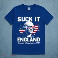 Suck It England Funny 4th Of July George Washington 1776 T-Shirt thumb 5