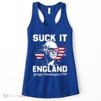 Suck It England Funny 4th Of July George Washington 1776 Women's Tank Top thumb 0