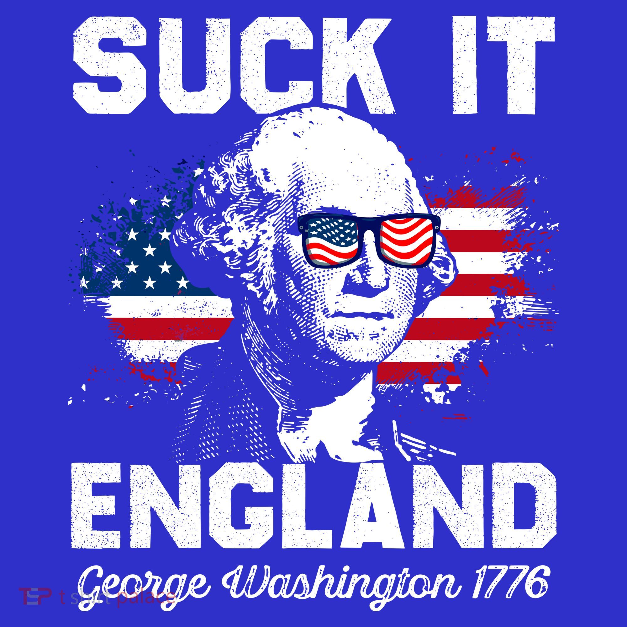 Suck It England Funny 4th Of July George Washington 1776 Women's Tank Top