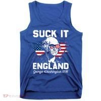Suck It England Funny 4th Of July George Washington 1776 Tank Top thumb 0