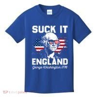 Suck It England Funny 4th Of July George Washington 1776 Kids T-Shirt thumb 0