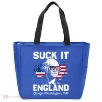 Suck It England Funny 4th Of July George Washington 1776 Tote Bag thumb 0