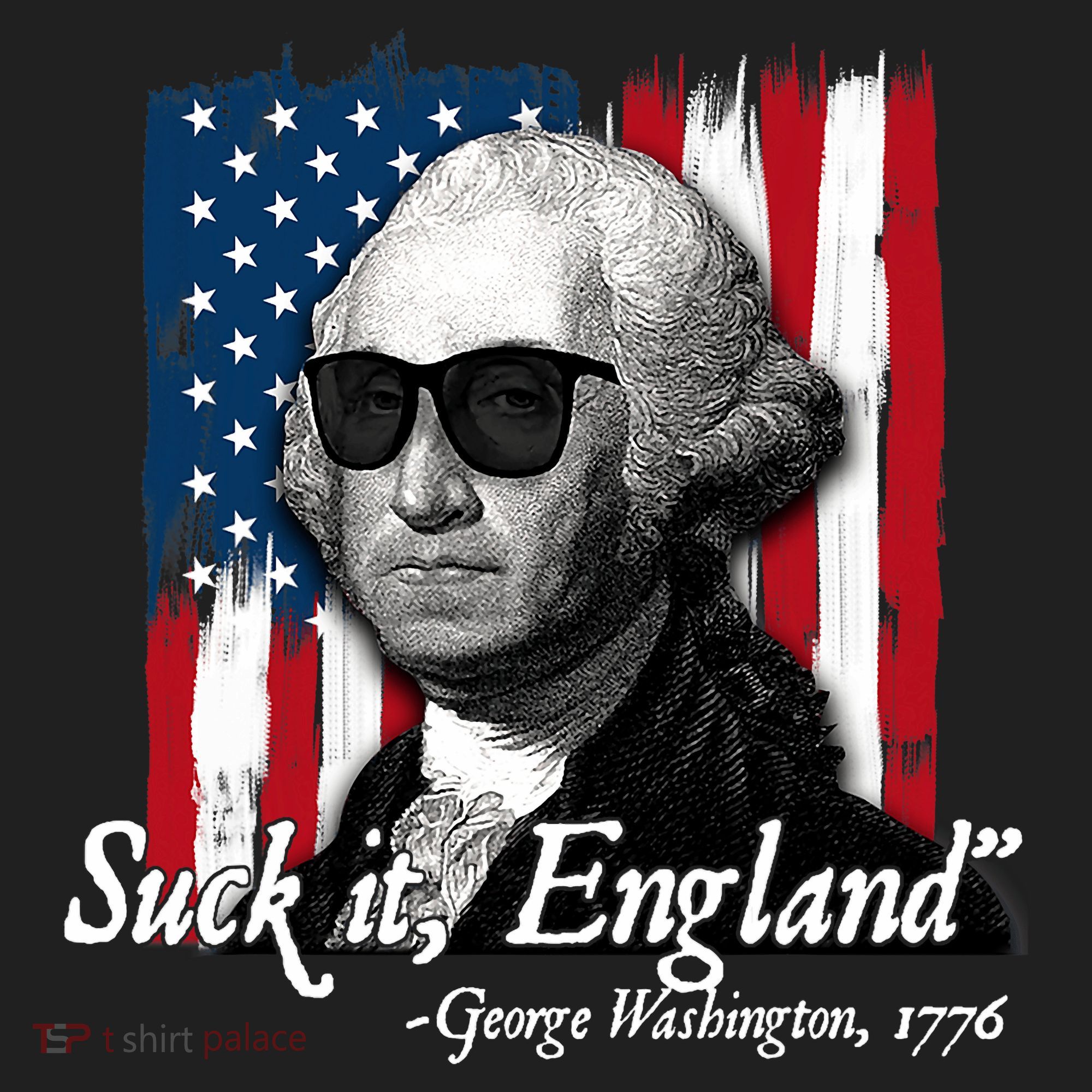 Suck It England Funny George Washington Usa Flag 4th Of July Beanie