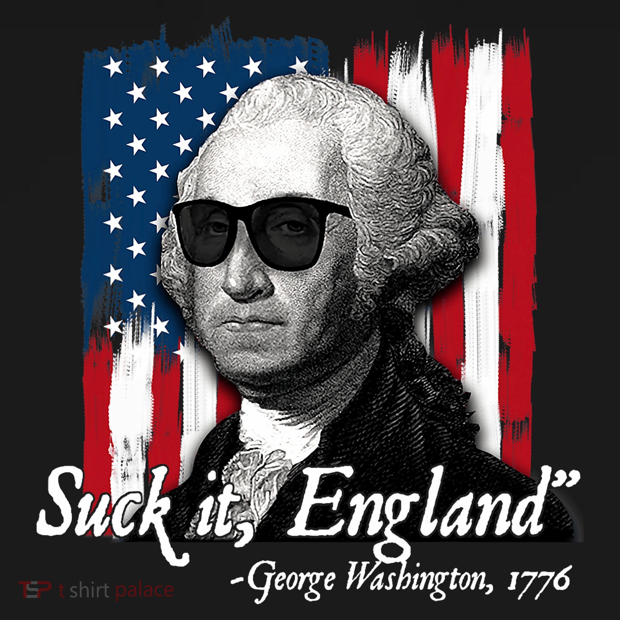 Suck It England Funny George Washington Usa Flag 4th Of July Women's Hoodie