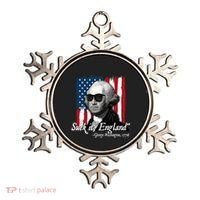 Suck It England Funny George Washington Usa Flag 4th Of July Ornament thumb 0